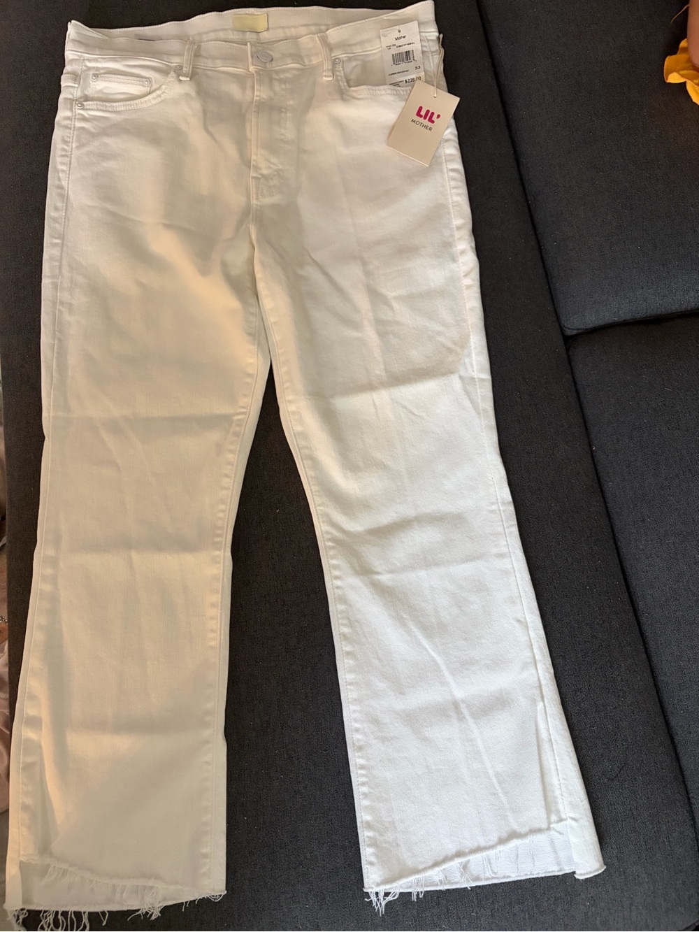 MOTHER White High-Rise Flare Jeans
Fairest of them all